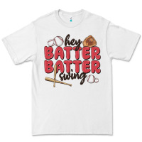 White hey batter batter swing Premium Tee - MaliasSmallBusiness