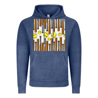 Vintage Denim softball bat seamless pattern Vintage Hoodie - BundleAndBundleShop