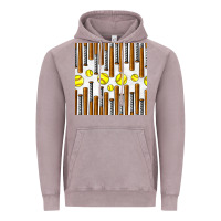 Vintage Zinc softball bat seamless pattern Vintage Hoodie - BundleAndBundleShop