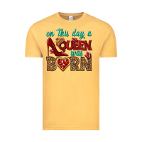 Vintage Mustard on this day a queen was born Vintage Tee - BundleAndBundleShop