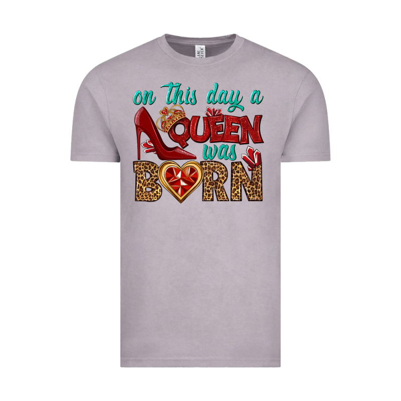 On This Day A Queen Was Born Vintage Tee by BundleAndBundleShop | Teevron