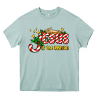 Arona jesus is the reason with christmas candy ado Heavy Core Tee - AdoDesignShop
