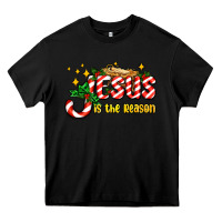 Black jesus is the reason with christmas candy ado Heavy Core Tee - AdoDesignShop