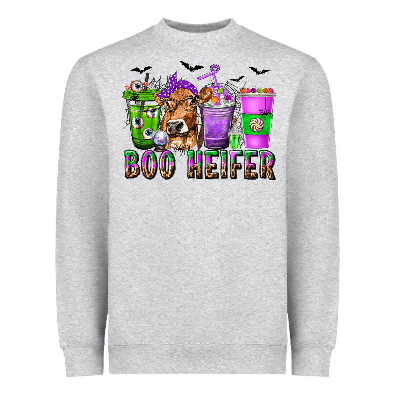 Boo Heifer Coffee Cups With Halloween Heavyweight Sweatshirt by texasbilliewilder | Teevron