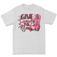 Dove Grey give cancer the boot Premium Tee - MaliasSmallBusiness