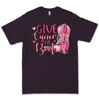 Plum give cancer the boot Premium Tee - MaliasSmallBusiness
