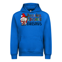 Cobalt just a girk who loves christmas Urban Hoodie - CowhideDigitalArt