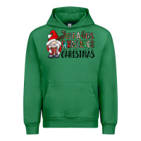 Emerald just a girk who loves christmas Urban Hoodie - CowhideDigitalArt