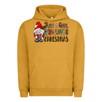 Pigment Peanut Butter just a girk who loves christmas Urban Hoodie - CowhideDigitalArt