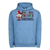 Pigment Pebble Blue just a girk who loves christmas Urban Hoodie - CowhideDigitalArt