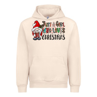 Sandshell just a girk who loves christmas Urban Hoodie - CowhideDigitalArt