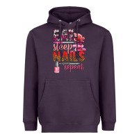 Plum eat sleep nails repeat bbs Heavyweight Hoodie - BundleAndBundleShop