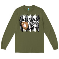 Army Green Baseball Mama Long Sleeve Tee - Bettercallsaul