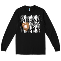 Black Baseball Mama Long Sleeve Tee - Bettercallsaul