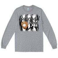 Heather Grey Baseball Mama Long Sleeve Tee - Bettercallsaul