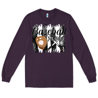 Plum Baseball Mama Long Sleeve Tee - Bettercallsaul