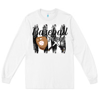 White Baseball Mama Long Sleeve Tee - Bettercallsaul