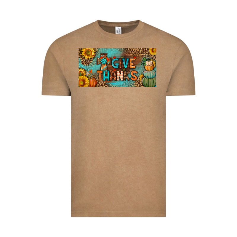 Give Thanks License Plate Vintage Tee by BundleAndBundleShop | Teevron