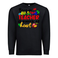 Black being an au some teacher is a work of the heart Premium Sweatshirt - FaDigitalArtStudio
