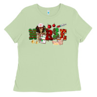 Matcha Christmas Nurse Ladies Tee - NancyCooperArtShop