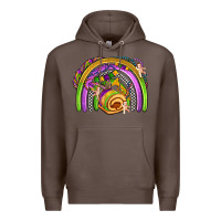 Coffee mardi gras rainbow Premium Hoodie - OliviaCreatesArt