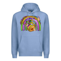 Colony Blue mardi gras rainbow Premium Hoodie - OliviaCreatesArt