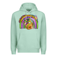 Seafoam mardi gras rainbow Premium Hoodie - OliviaCreatesArt