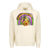 Tofu mardi gras rainbow Premium Hoodie - OliviaCreatesArt