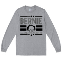 Heather Grey Bernie Against The Machine Long Sleeve Tee - Bettercallsaul
