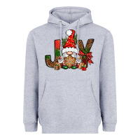 Heather Grey joy christmas with gnome bbs Heavyweight Hoodie - BundleAndBundleShop