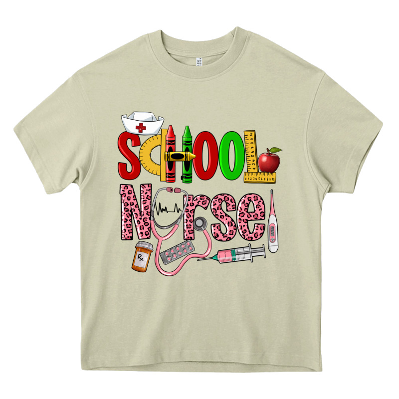 School Nurse Heavy Core Tee by LillyAllenDesigns | Teevron