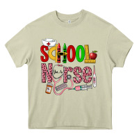 Mossy School Nurse Heavy Core Tee - LillyAllenDesigns