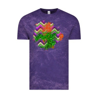Cloud Purple halloween patch Vintage Tee - BundleAndBundleShop