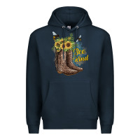 Navy Bee Kind Premium Hoodie - JahusDesignShop