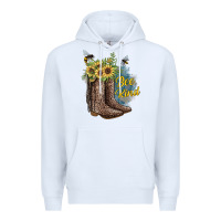 White Bee Kind Premium Hoodie - JahusDesignShop