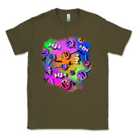 Army Green halloween candy patches 1 Classic Tee - BundleAndBundleShop