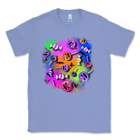 Colony Blue halloween candy patches 1 Classic Tee - BundleAndBundleShop
