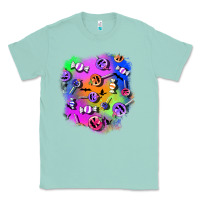 Seafoam halloween candy patches 1 Classic Tee - BundleAndBundleShop