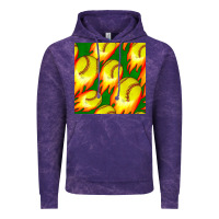 Cloud Purple softball fire ball seamless pattern Vintage Hoodie - BundleAndBundleShop