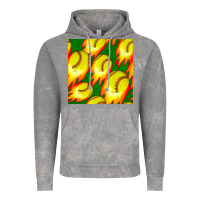 Cloud Rock softball fire ball seamless pattern Vintage Hoodie - BundleAndBundleShop