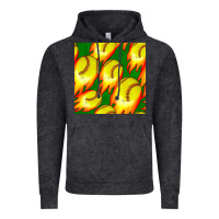 Vintage Black softball fire ball seamless pattern Vintage Hoodie - BundleAndBundleShop