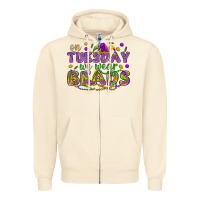 Sandshell On Tuesday we wear beads Zipper Hoodie - HowdyJamesFarm