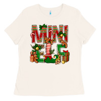 Bone Christmas mini Elf Ladies Tee - NancyCooperArtShop