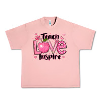 Salmon teach love inspire teacher valentines day Urban Heavy Tee - LillyAllenDesigns