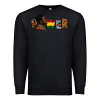 Black power juneteenth Premium Sweatshirt - FaDigitalArtStudio
