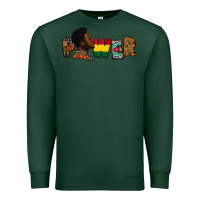Sports Green power juneteenth Premium Sweatshirt - FaDigitalArtStudio