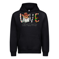 Black Love Christmas Santa Urban Hoodie - CowhideDigitalArt