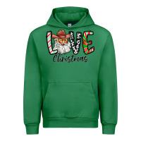 Emerald Love Christmas Santa Urban Hoodie - CowhideDigitalArt