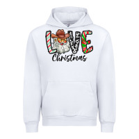 White Love Christmas Santa Urban Hoodie - CowhideDigitalArt