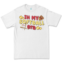 White in my softball era Premium Tee - MaliasSmallBusiness
